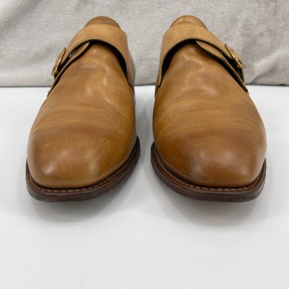 Tim Little London Sundown Tan Leather Monk Strap Dress Shoes Preppy main image 13